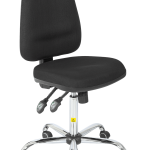 Scaun ESD Comfort, Gri Premium, reglaj inaltime 505–635 mm