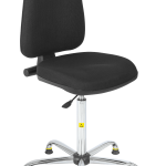 Scaun ESD Basic, Negru Premium, reglaj inaltime 610–870 mm