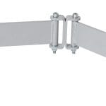 Brat monitor, dublu, articulat, 250x250mm, pentru masa de lucru Bench-Stat Classic