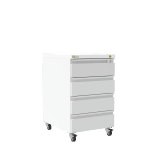 Container ESD mobil – 4 sertare blocabile, silentios