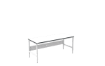 Banc de lucru ESD – manual, tip H, 2000x800 mm, blat dreptunghiular