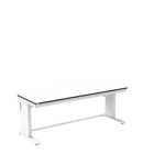 Banc de lucru ESD – electric, tip L HD, 2000x700 mm, blat dreptunghiular