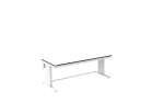 Banc de lucru ESD – electric, tip L HD, 2000x800 mm, blat ergonomic
