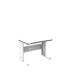 Banc de lucru ESD – manual, tip L, 1200x700 mm, blat ergonomic