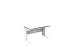 Banc de lucru ESD – manual, tip L, 1500x800 mm, blat ergonomic