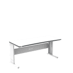 Banc de lucru ESD – manual, tip L, 2000x800 mm, blat ergonomic
