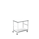 Carucior ESD de baza – 2 polite disipative, 1000x700 mm